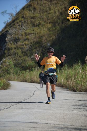 Race photo from Kelud Vertical Challenge 2024