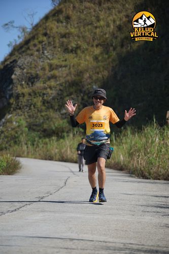 Race photo from Kelud Vertical Challenge 2024