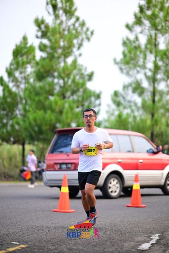 Race photo from CISANGKAN KBP CITY RUN 2025