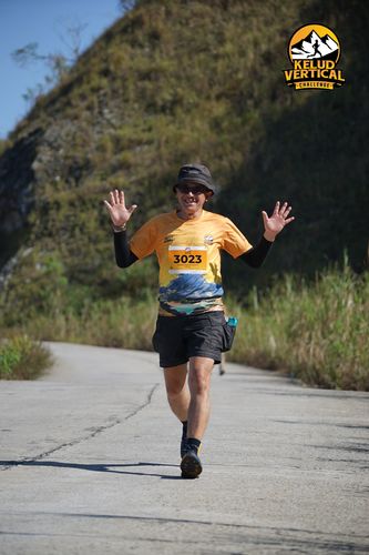 Race photo from Kelud Vertical Challenge 2024