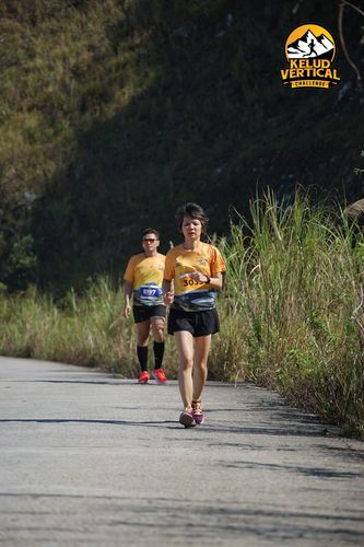 Race photo from Kelud Vertical Challenge 2024