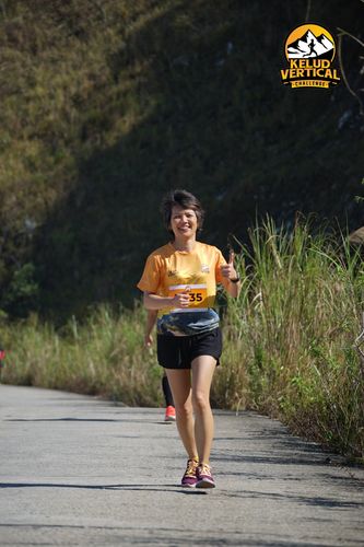 Race photo from Kelud Vertical Challenge 2024