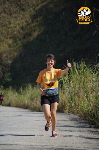 Race photo from Kelud Vertical Challenge 2024