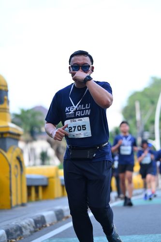 Race photo from KEMLU RUN 2025