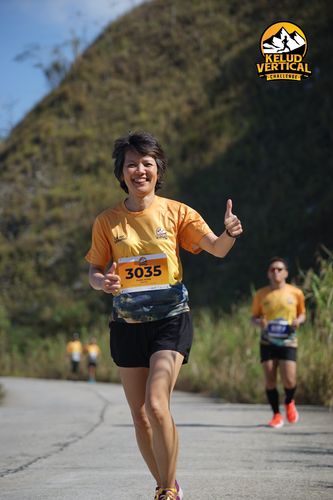 Race photo from Kelud Vertical Challenge 2024