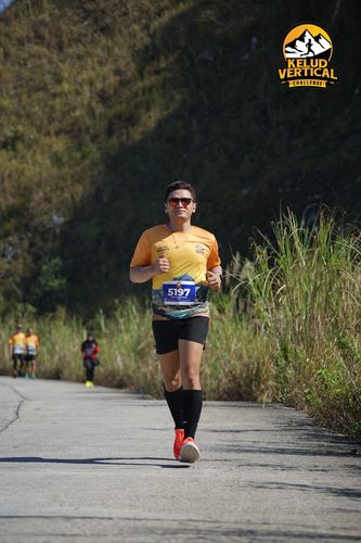 Race photo from Kelud Vertical Challenge 2024
