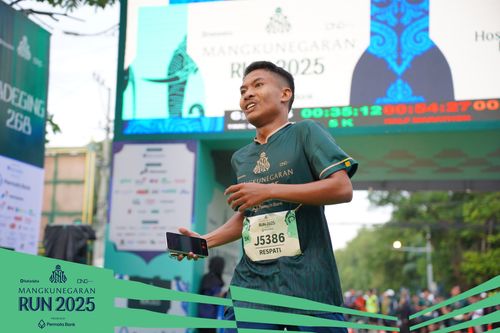 Race photo from Mangkunegaran Run 2025