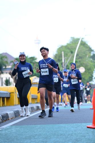 Race photo from KEMLU RUN 2025