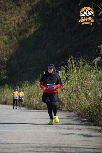 Race photo from Kelud Vertical Challenge 2024