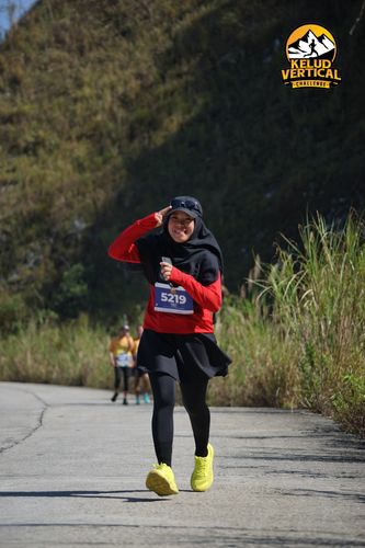 Race photo from Kelud Vertical Challenge 2024