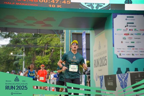 Race photo from Mangkunegaran Run 2025