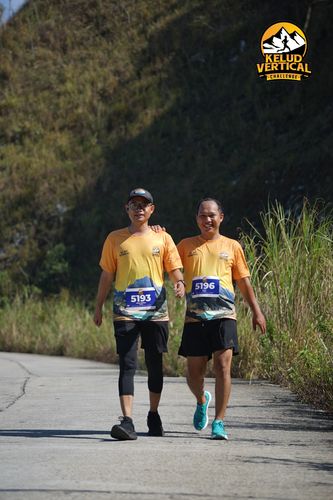 Race photo from Kelud Vertical Challenge 2024