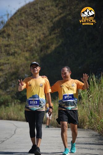 Race photo from Kelud Vertical Challenge 2024