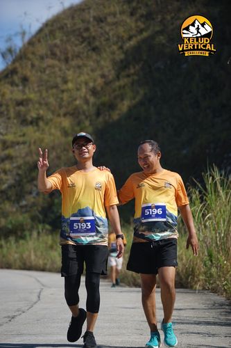 Race photo from Kelud Vertical Challenge 2024