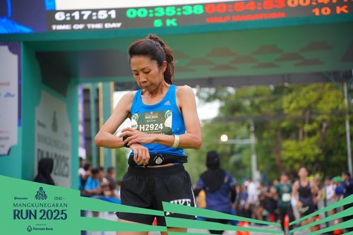 Race photo from Mangkunegaran Run 2025