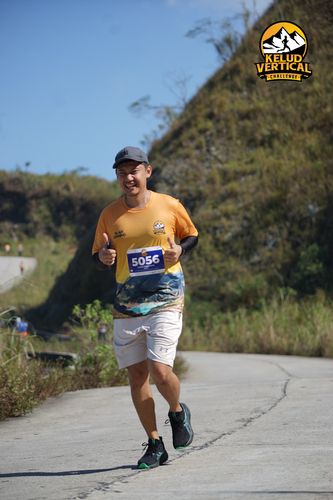 Race photo from Kelud Vertical Challenge 2024