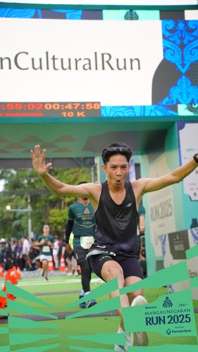 Race photo from Mangkunegaran Run 2025