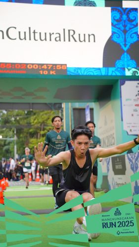 Race photo from Mangkunegaran Run 2025
