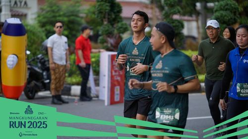 Race photo from Mangkunegaran Run 2025