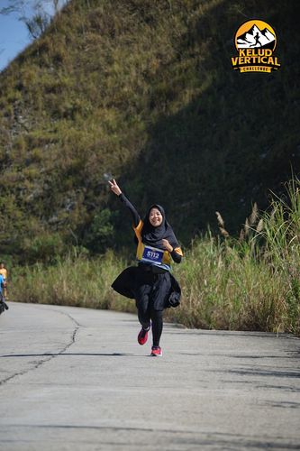 Race photo from Kelud Vertical Challenge 2024