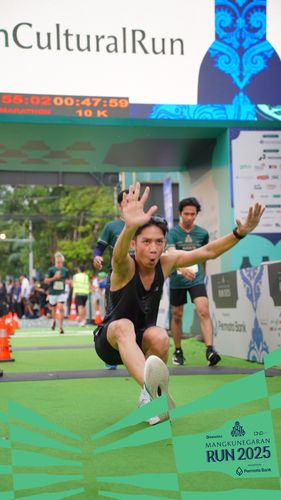Race photo from Mangkunegaran Run 2025