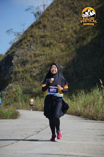 Race photo from Kelud Vertical Challenge 2024