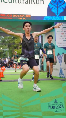 Race photo from Mangkunegaran Run 2025