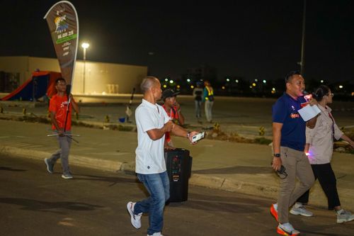 Race photo from PIK NITE RUN VIBES