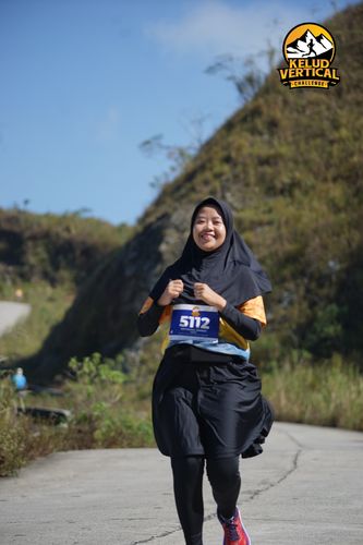 Race photo from Kelud Vertical Challenge 2024