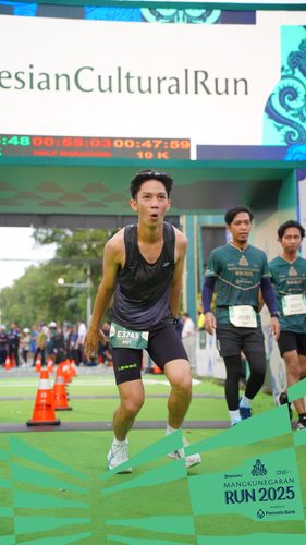 Race photo from Mangkunegaran Run 2025