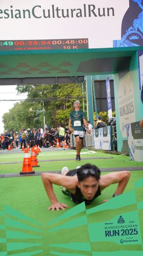 Race photo from Mangkunegaran Run 2025