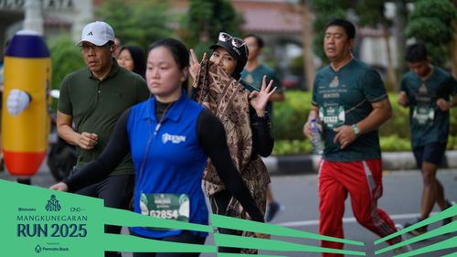 Race photo from Mangkunegaran Run 2025