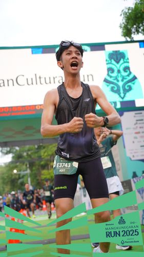 Race photo from Mangkunegaran Run 2025