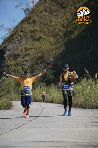Race photo from Kelud Vertical Challenge 2024