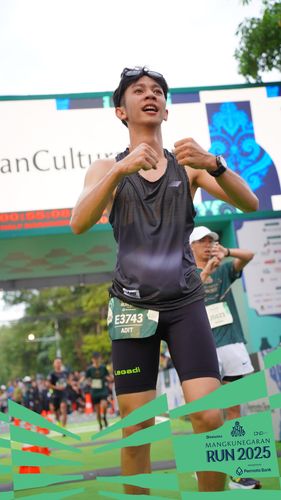 Race photo from Mangkunegaran Run 2025