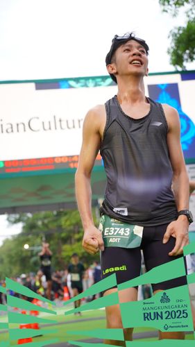 Race photo from Mangkunegaran Run 2025