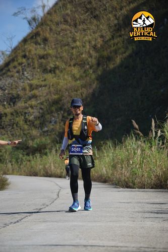 Race photo from Kelud Vertical Challenge 2024
