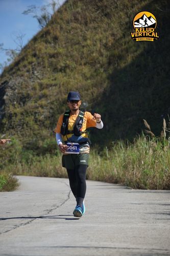 Race photo from Kelud Vertical Challenge 2024
