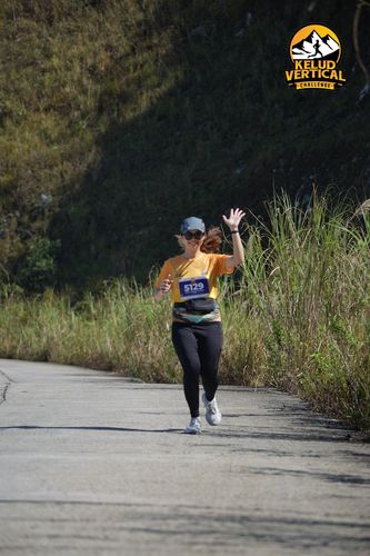 Race photo from Kelud Vertical Challenge 2024