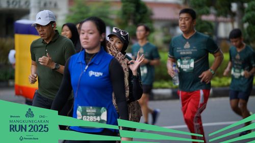 Race photo from Mangkunegaran Run 2025