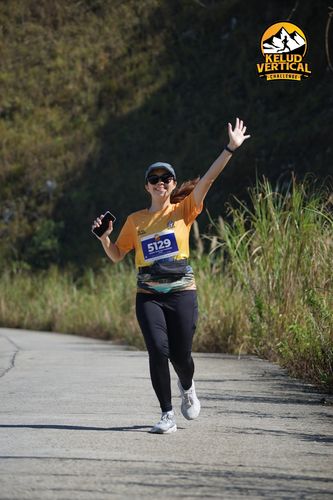 Race photo from Kelud Vertical Challenge 2024