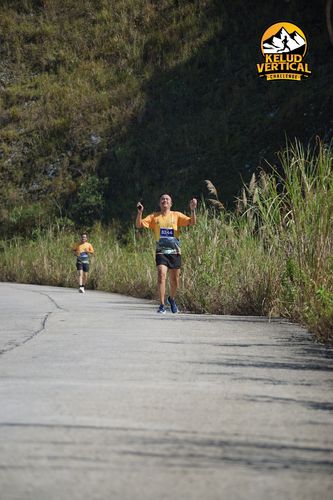 Race photo from Kelud Vertical Challenge 2024