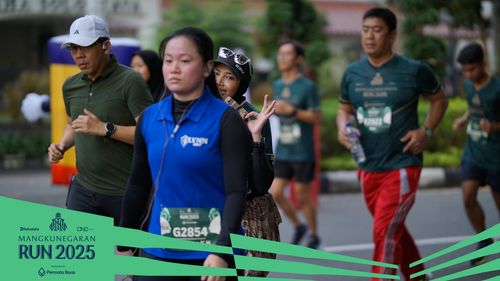 Race photo from Mangkunegaran Run 2025