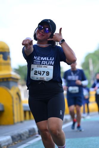 Race photo from KEMLU RUN 2025