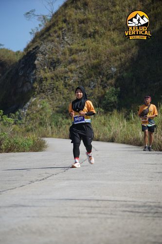 Race photo from Kelud Vertical Challenge 2024