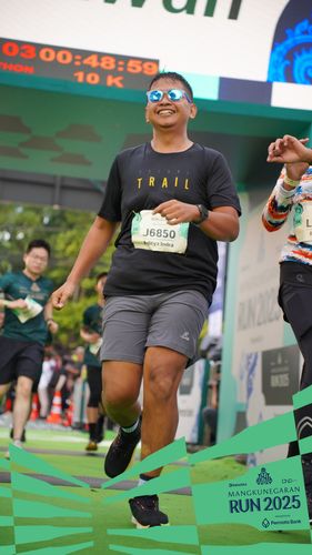 Race photo from Mangkunegaran Run 2025