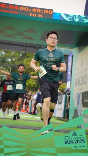 Race photo from Mangkunegaran Run 2025