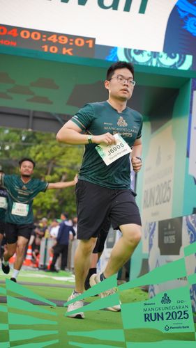 Race photo from Mangkunegaran Run 2025