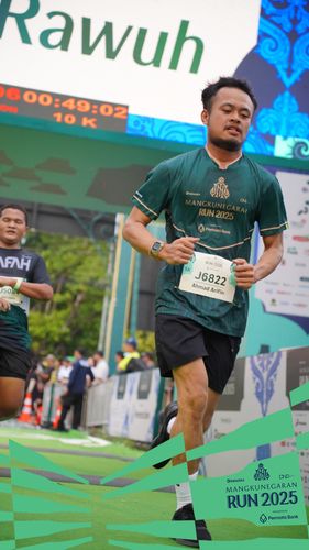 Race photo from Mangkunegaran Run 2025