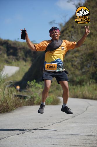 Race photo from Kelud Vertical Challenge 2024